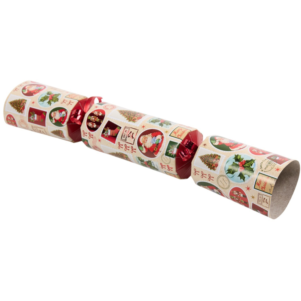 Pack of 10 Family Christmas Stamps Crackers Image 3