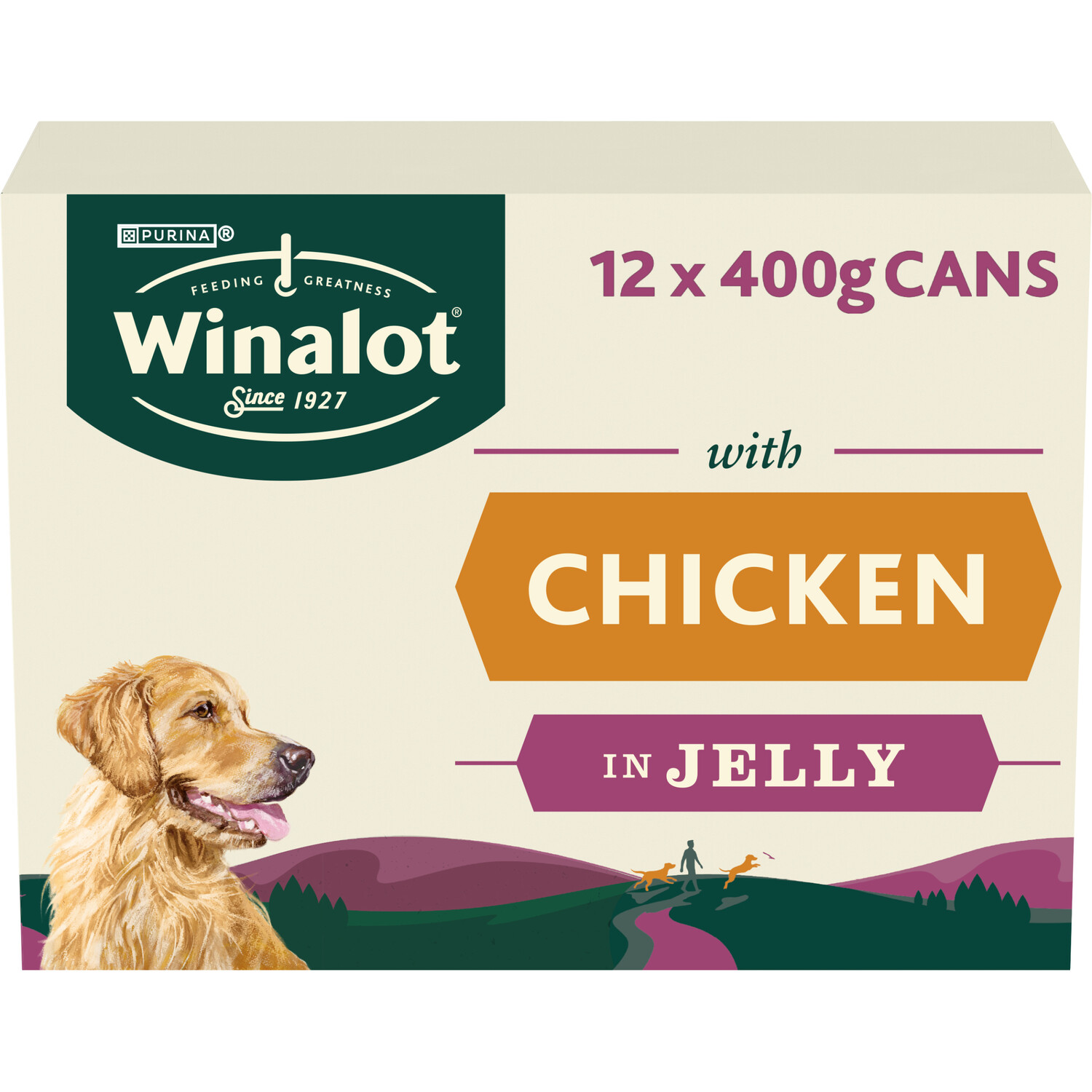 Winalot Classics in Jelly Wet Dog Food Cans Chicken Image