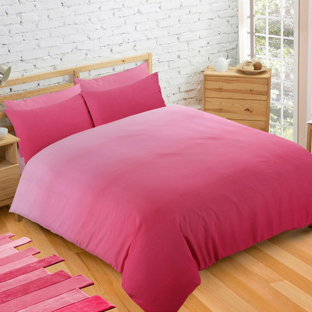 Velosso King Size Pink Elevations Duvet Cover Set Image 1