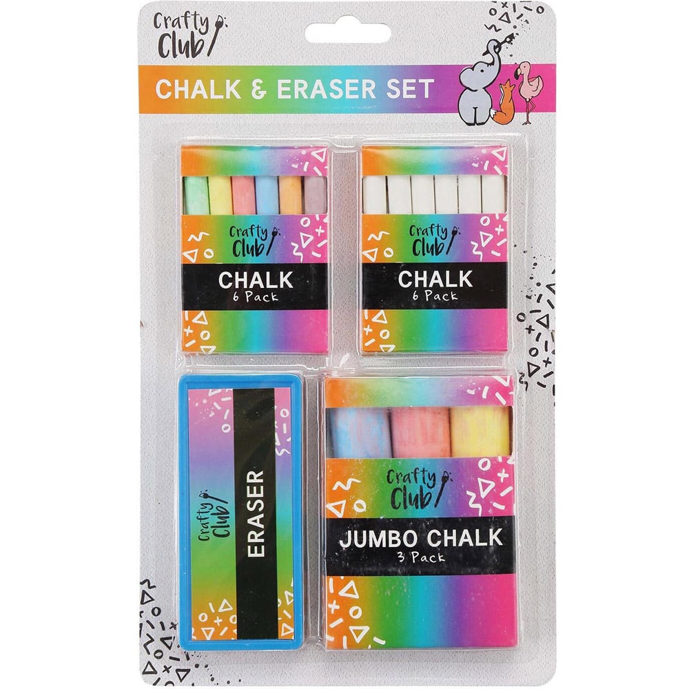 Crafty Club Chalk and Eraser Set Image