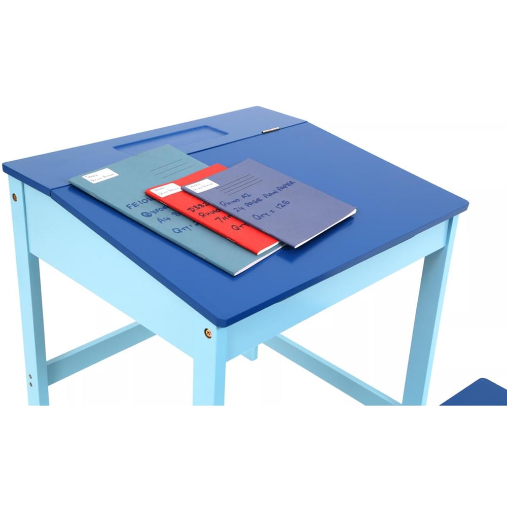 Premier Housewares Kids Blue Desk and Stool Image 3