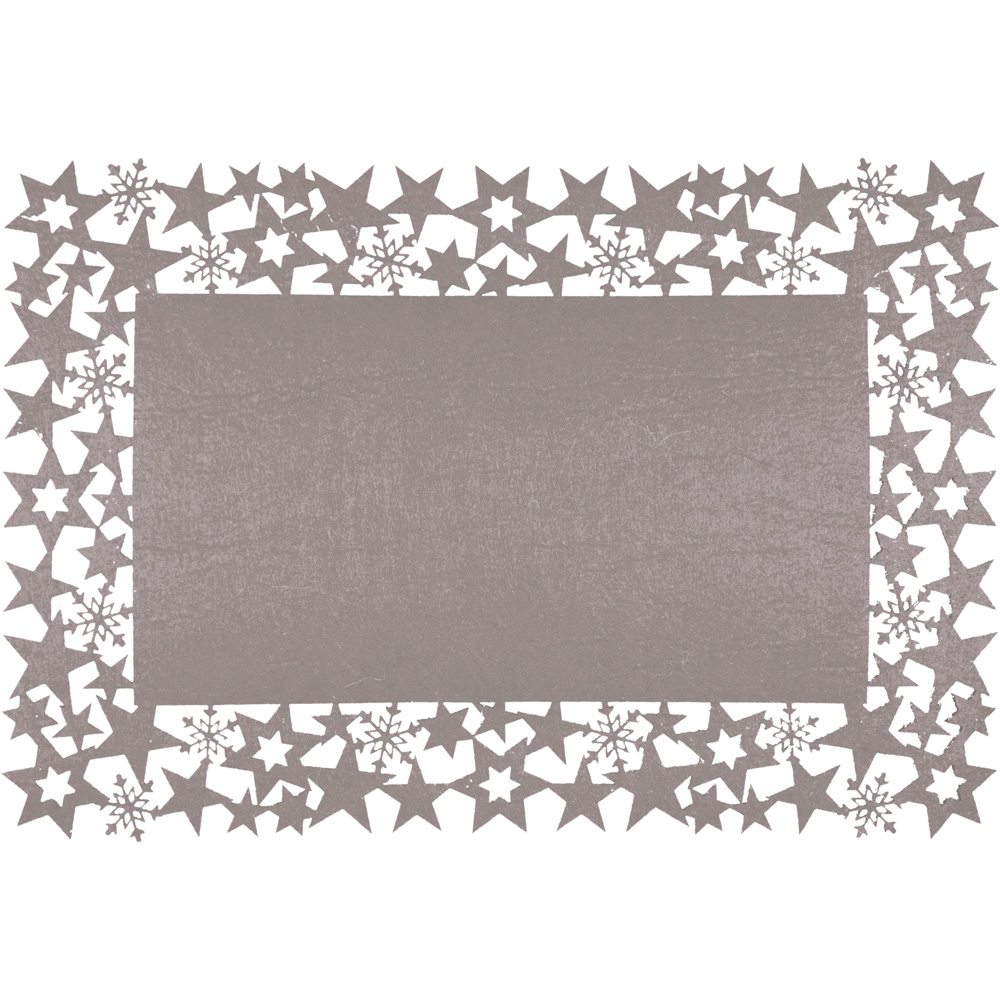 St Helens Grey Felt Table Mat 2 Pack Image 1