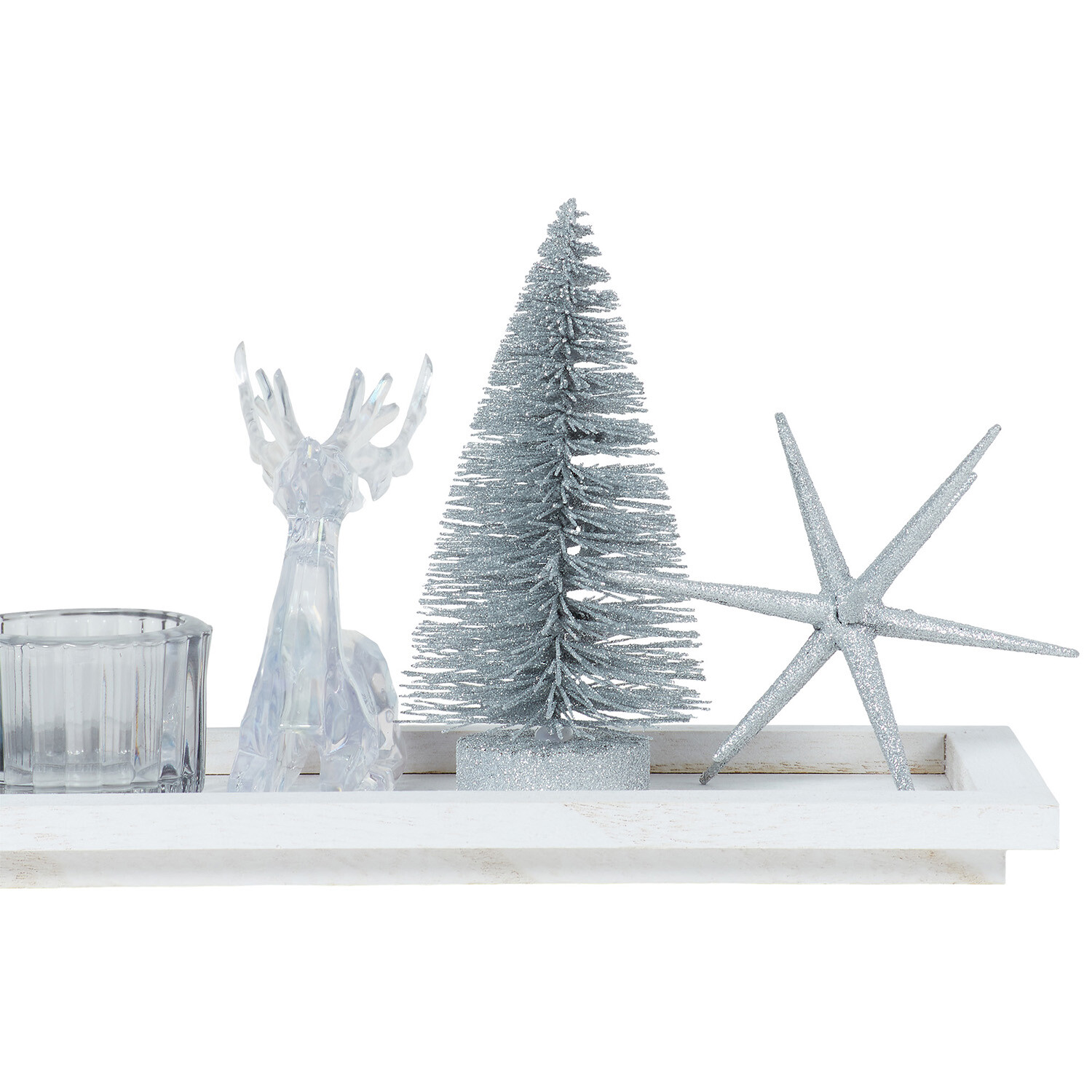 Shimmer Festive Candle Tray Image 3