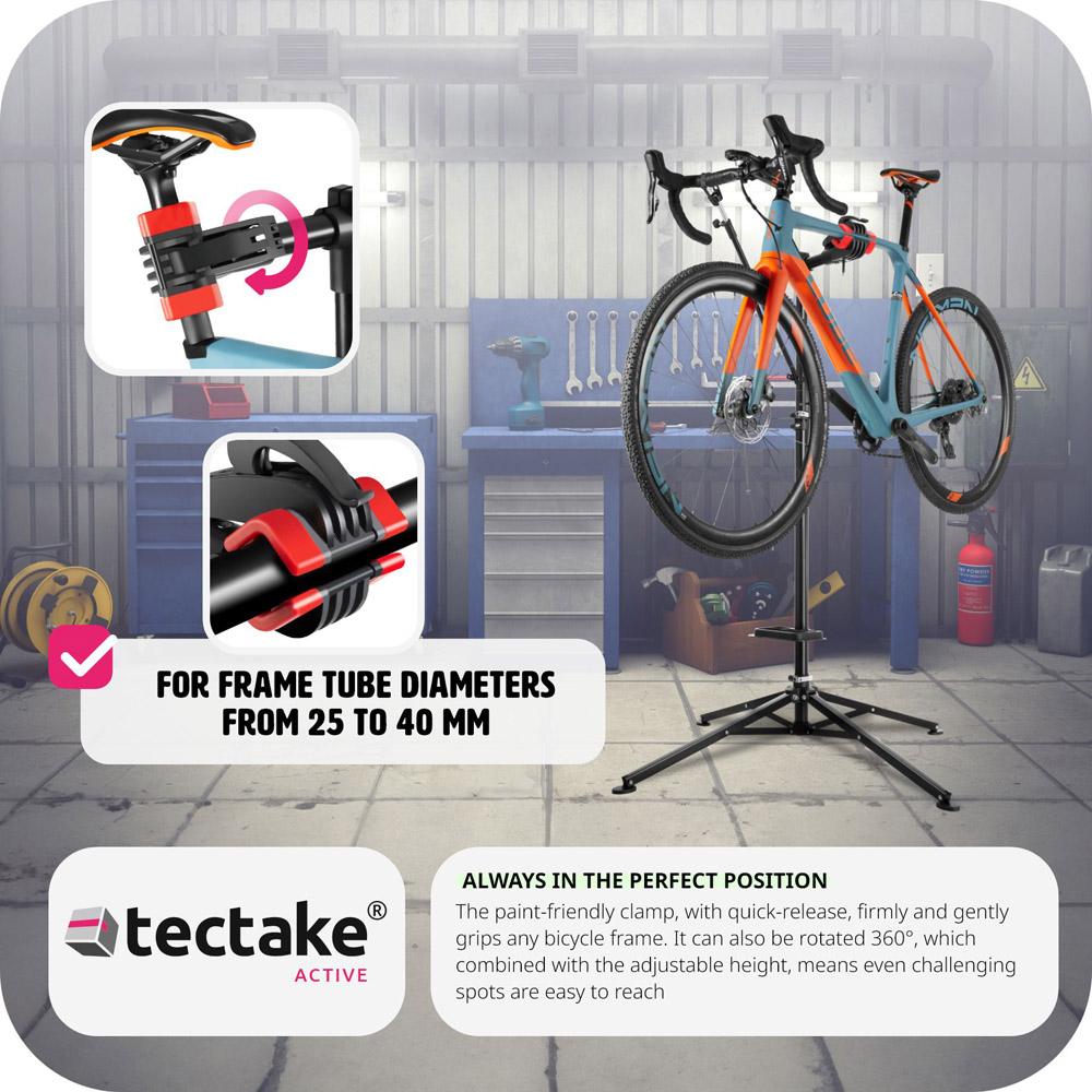 tectake Philipp Bike Repair Stand Image 5