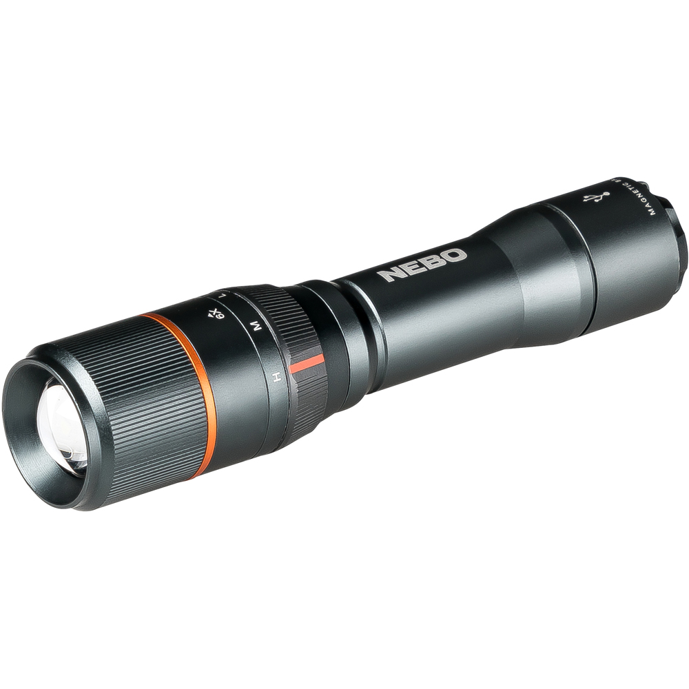 Nebo Davinci 1000 1000 Lumens Rechargeable LED Torch with 6x Zoom and Magnetic Base Image 8