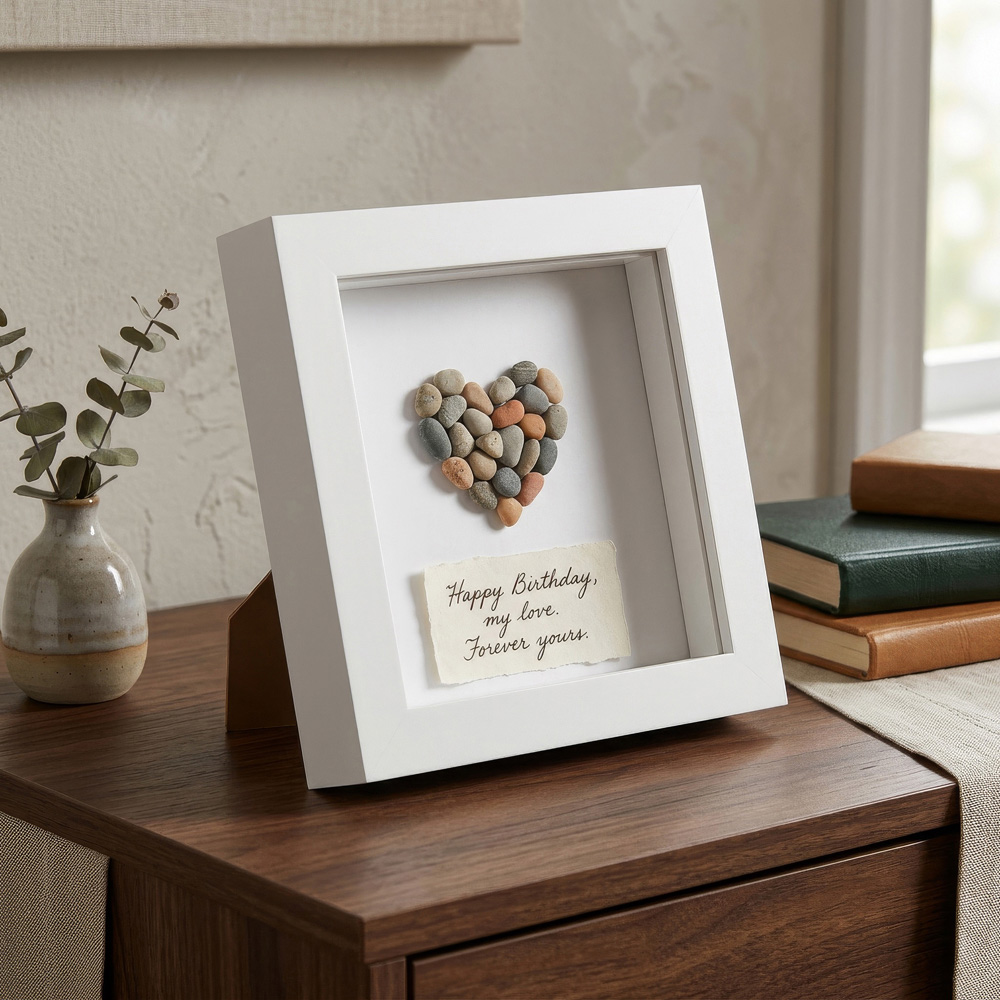 Nicola Spring White 3D Box Photo Frame 4 x 4 inch with Ivory Mount 2 x 2 inch Image 2