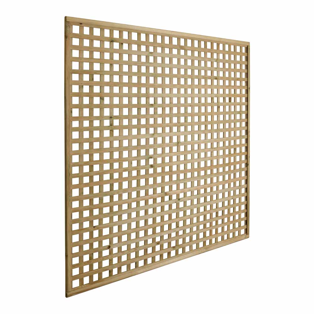 Forest Garden Premium Framed Garden Trellis 180 x 180cm Wilko