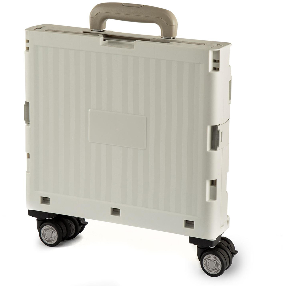 Sewing Online YN8822-GREY Grey Plastic Foldable Craft and Sewing Trolley 47 x 39 x 32cm Image 2