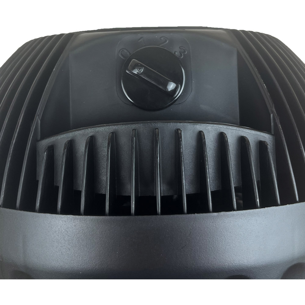 AMOS Black Turbo Cooling Desk Fan 8 inch Image 4