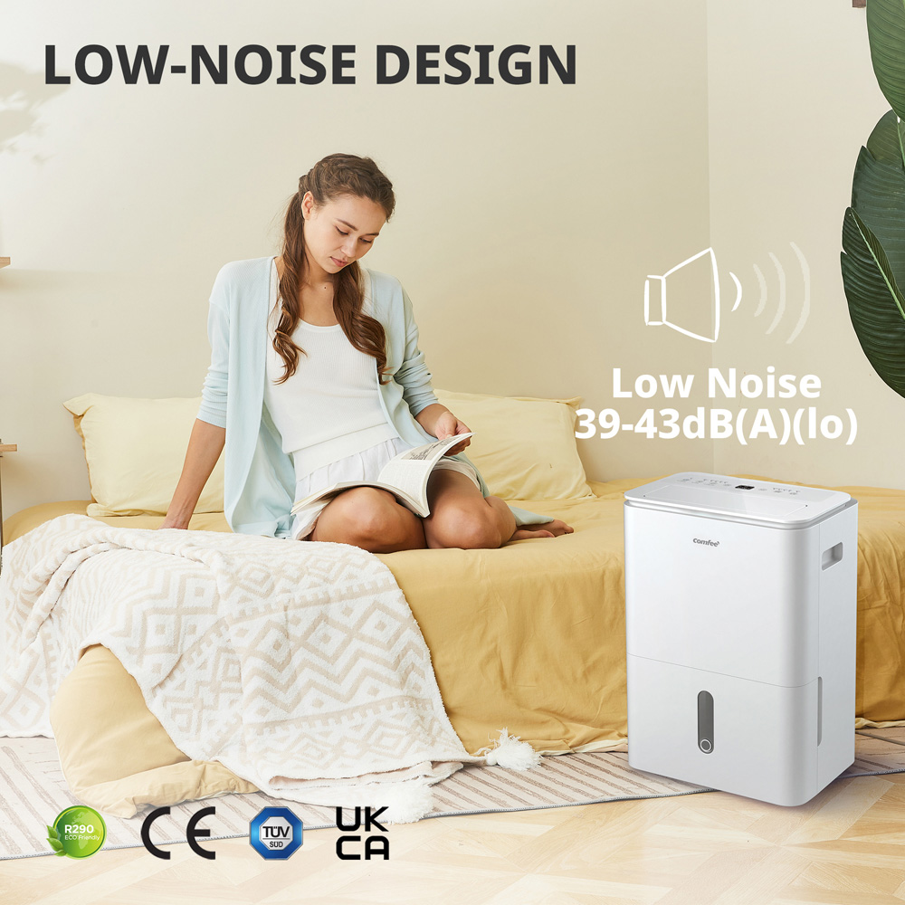 Living and Home Midea Aqua Dry 3L Water Tank Home Dehumidifier 20L Image 7