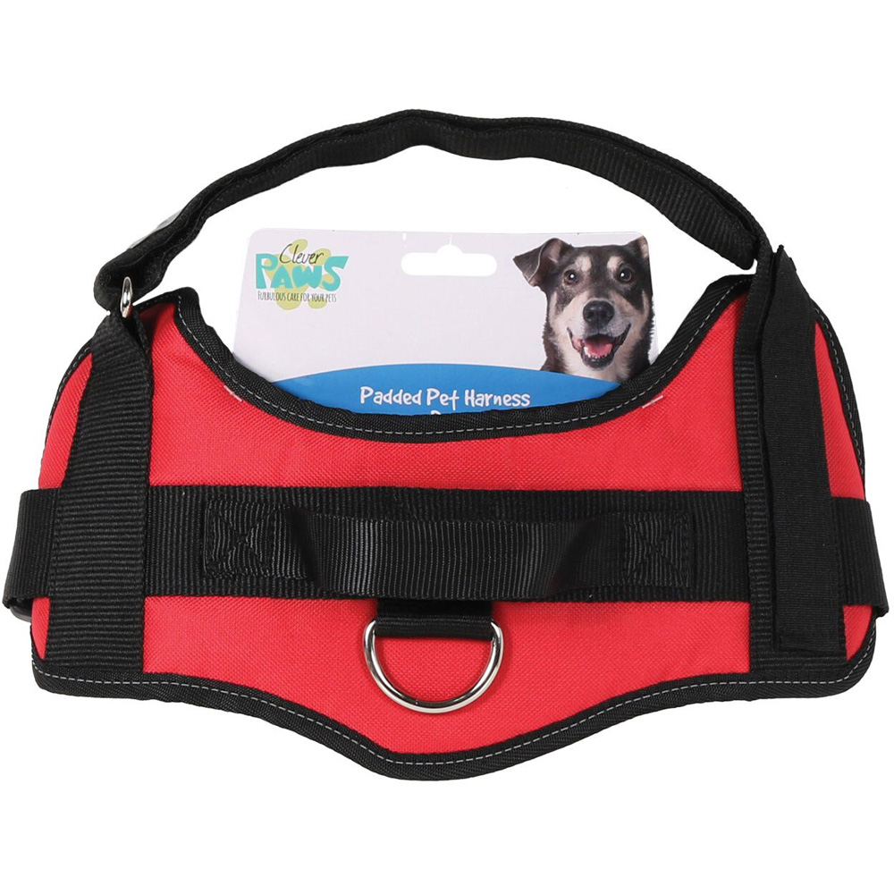 Padded Dog Harness - Red / M Image 1