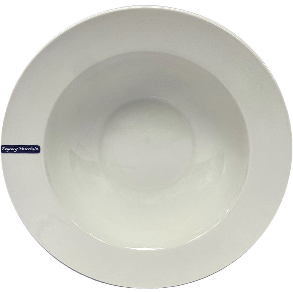 Regency Porcelain White Large Rim Bowl Image