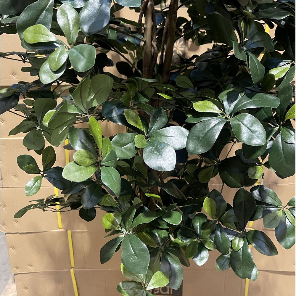 Leaf Black Olive Fire Retardant Artificial Tree 5.9ft Image 4