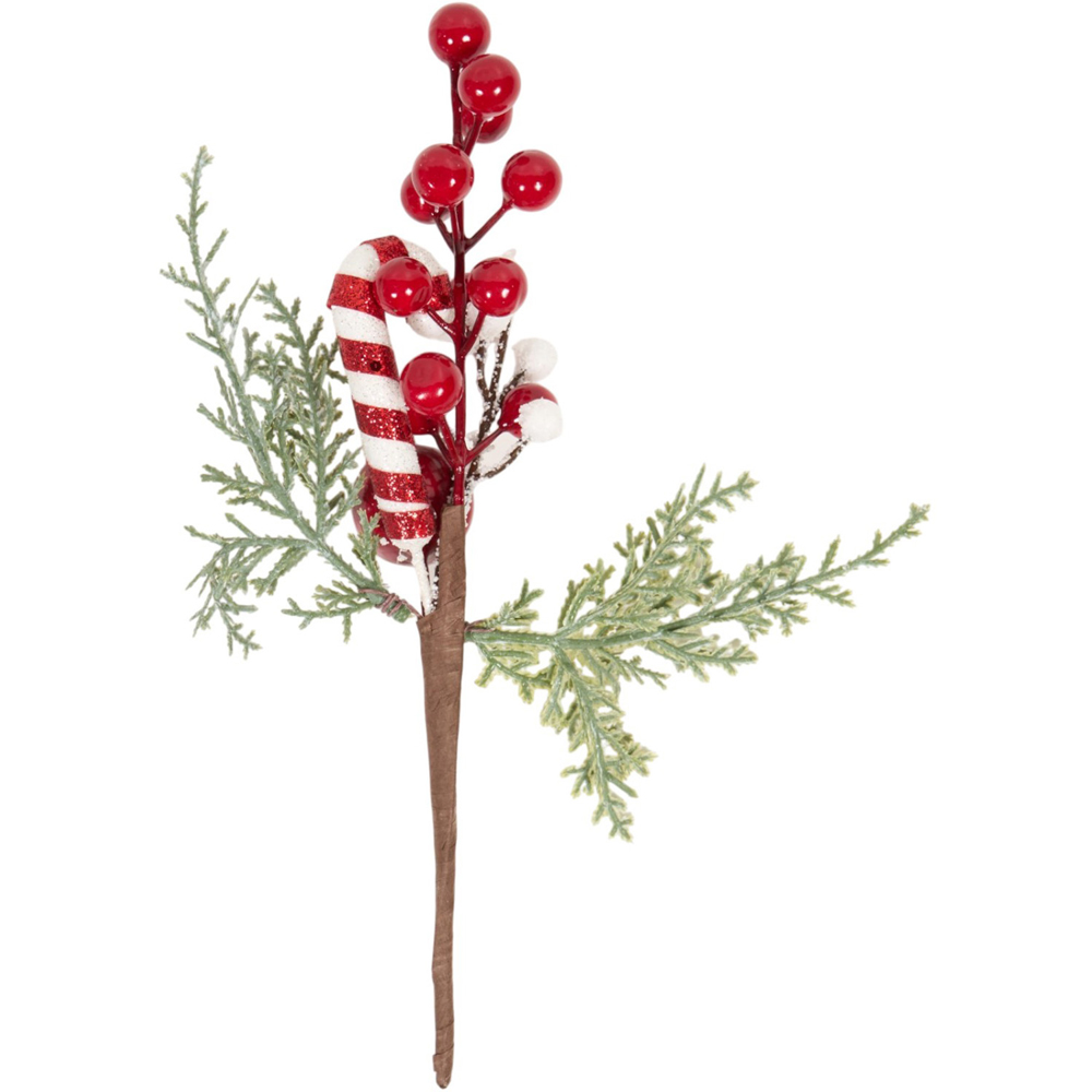 Pack of 10 Candy Cane Floristry Picks Image 5