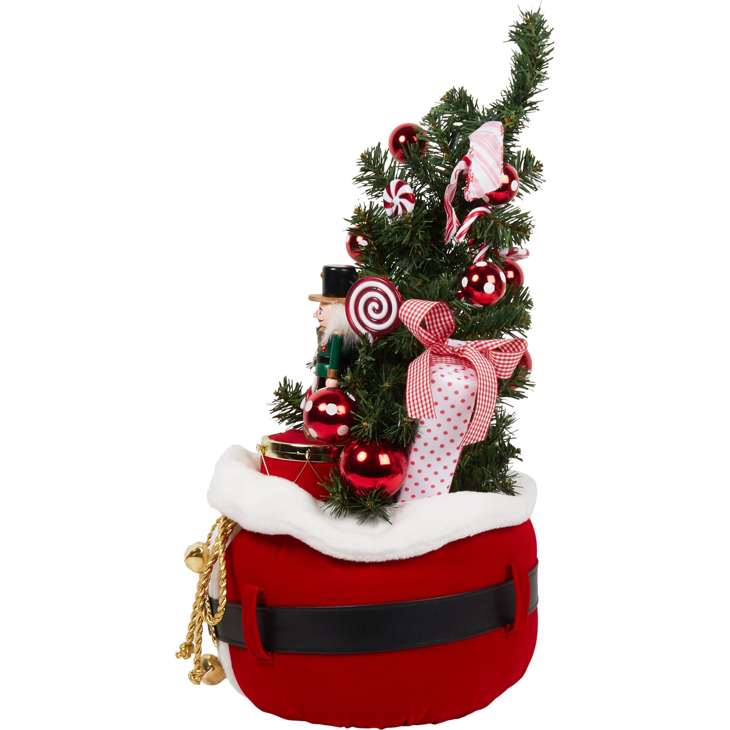 Christmas Tree Present Sack Red - Red Image 5