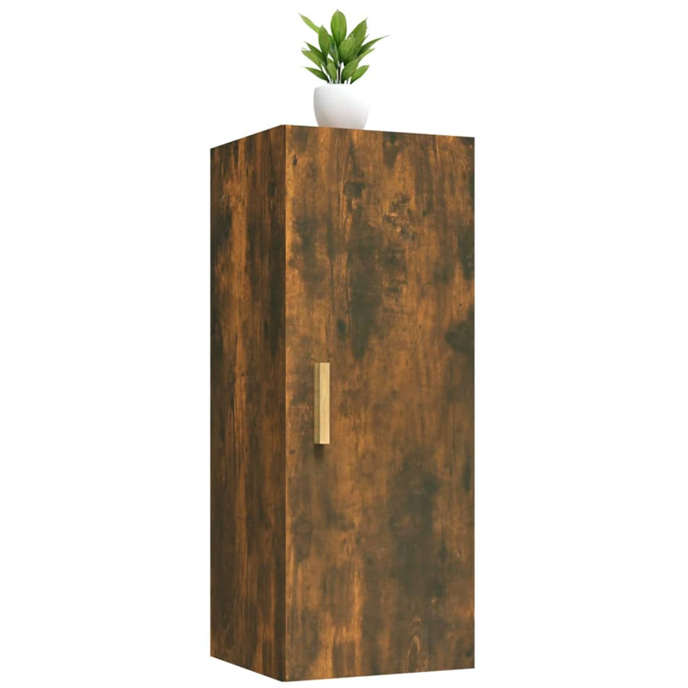 vidaXL Single Door Brown Wall Cabinet Image 4