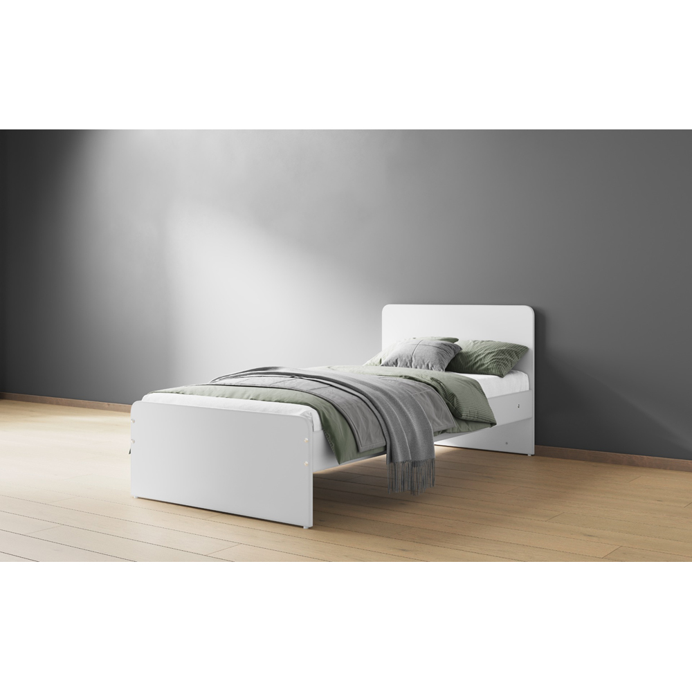 Flair Stepaside White L Shaped Bunk Bed Image 5