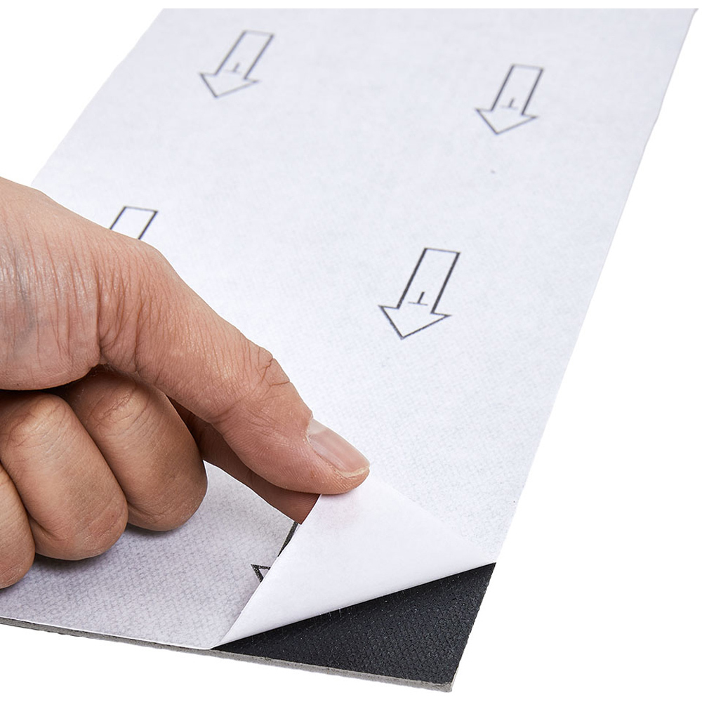 Living and Home Wood Colour Rectangle PVC Flooring Self Adhesive 36 Pack Image 6