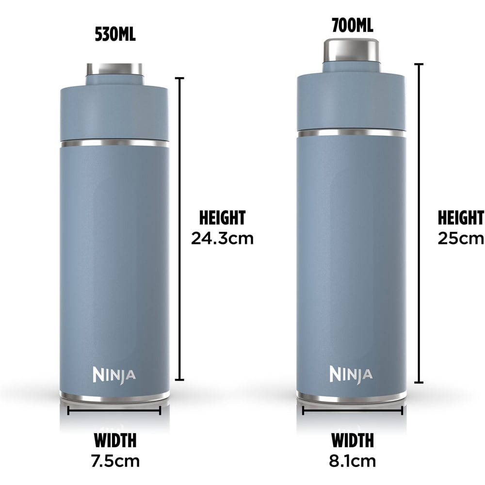 Ninja Thirsti Blue Travel Bottle 700ml Image 8
