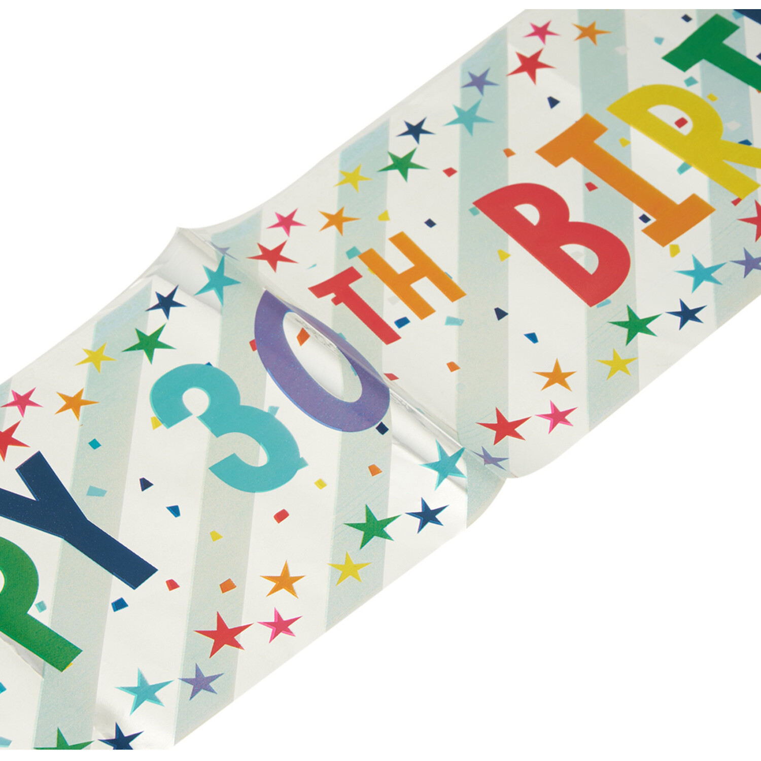 Happy 30th Birthday Banner - Multicolour Image 7