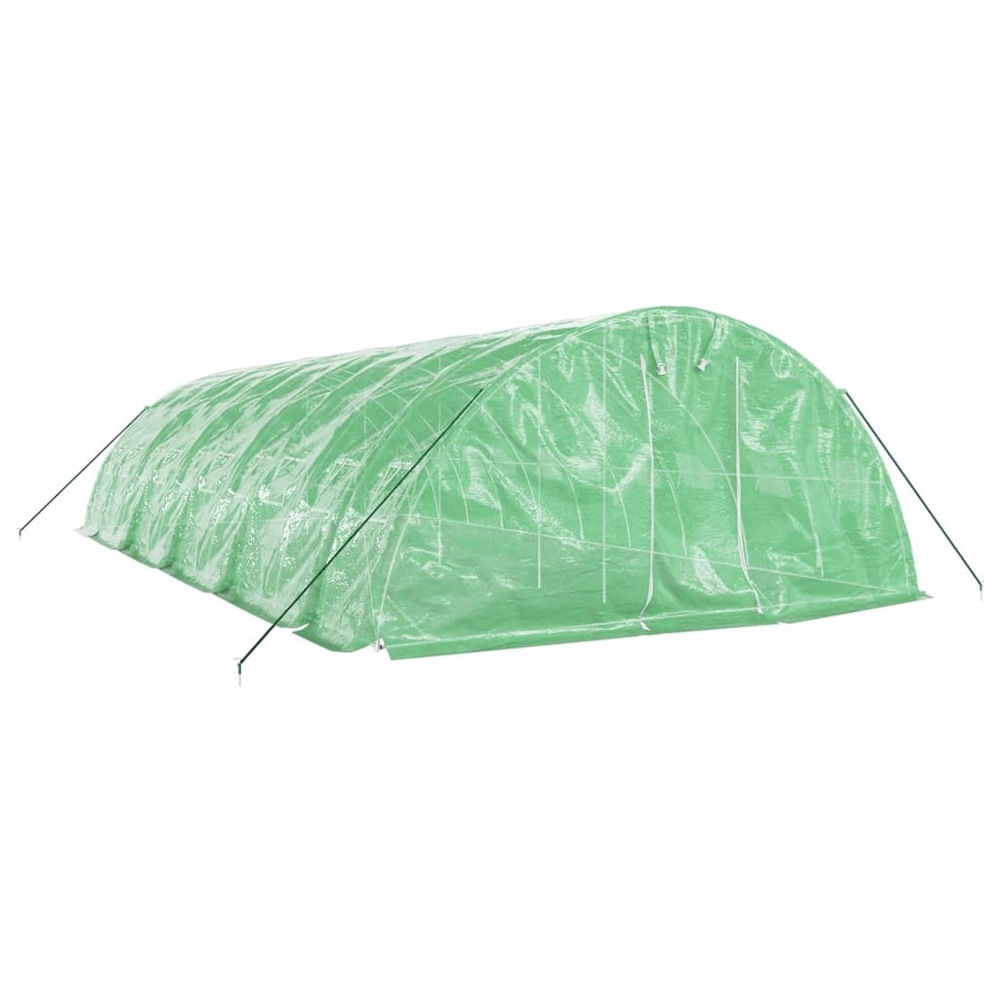 vidaXL Green 16.4 x 32ft Greenhouse Image 3