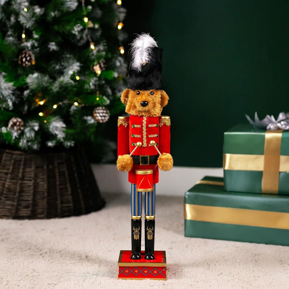 Marco Paul Teddy Bear Christmas Nutcracker Soldier Statue 60cm Image 2