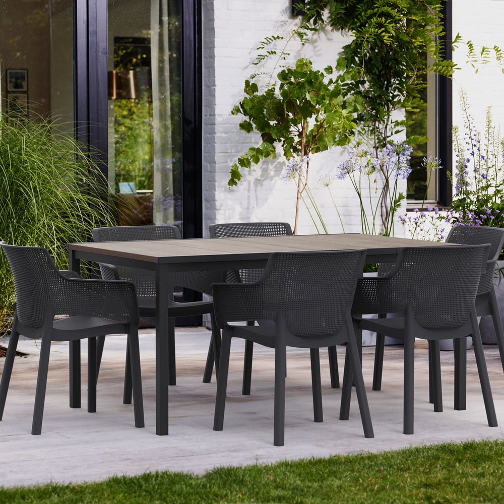 Keter Porto Elisa 6 Seater Garden Dining Set Image 1