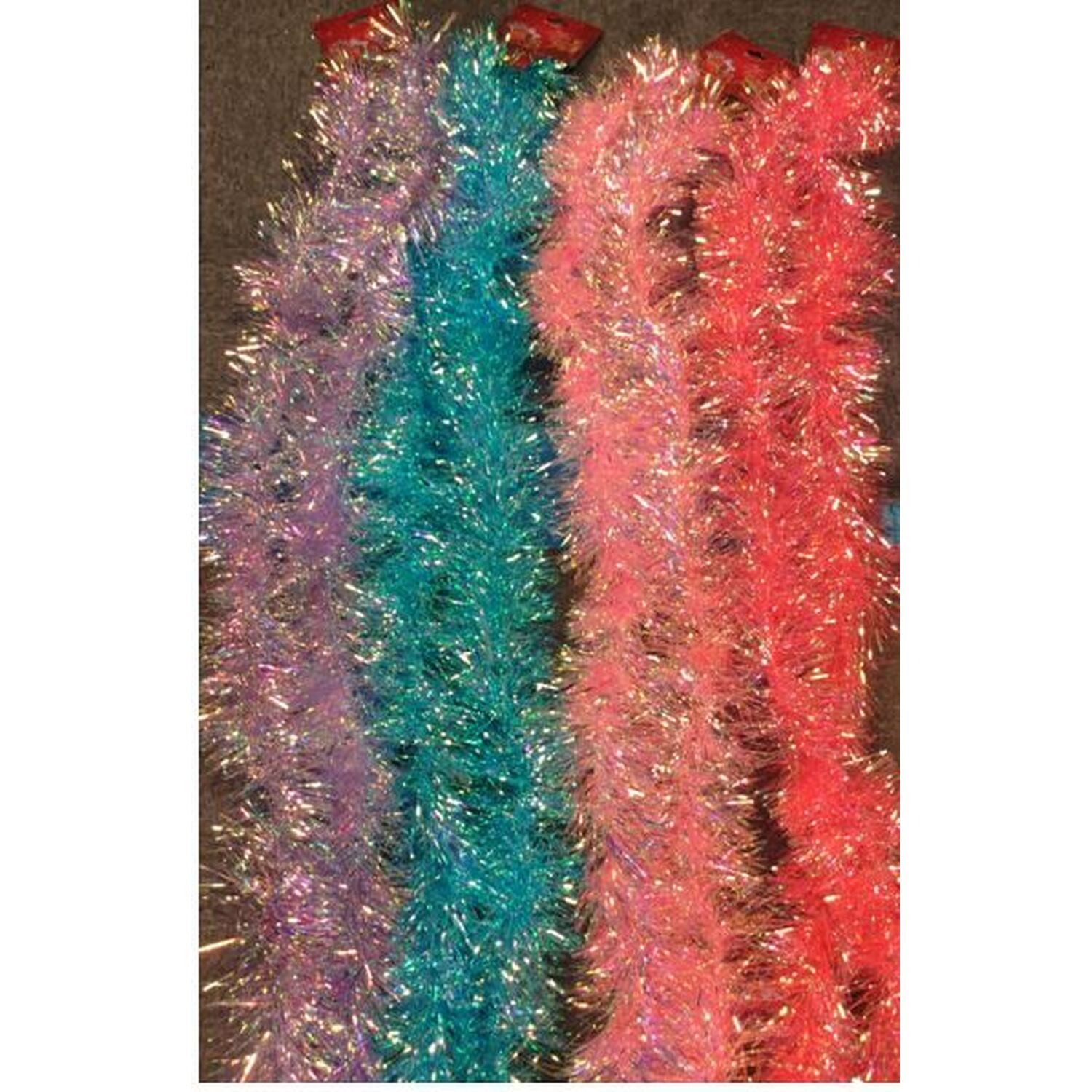 Single Neon Tinsel 2m in Assorted styles Image