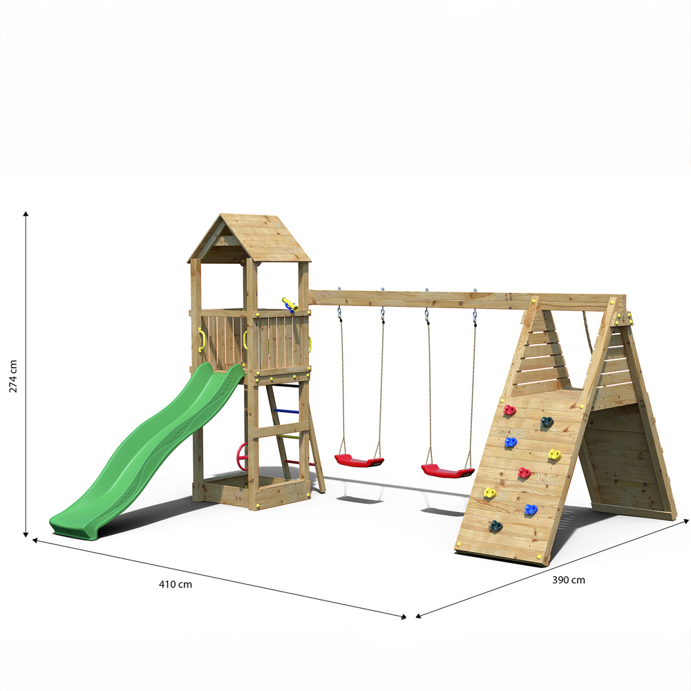 Shire Fleppi Kids Wooden Multi Play Set Equipment Image 6