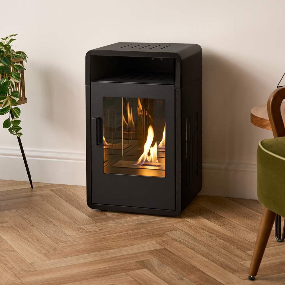 Adam Bellini Black Bio Ethanol Stove 3000W Image 2