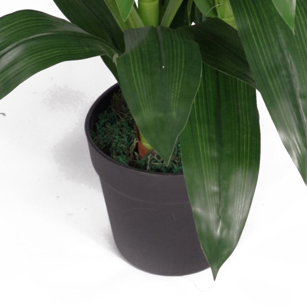 Leaf Dark Pink Cymbidium Orchid Artificial Tree Pot 3.2ft Image 5