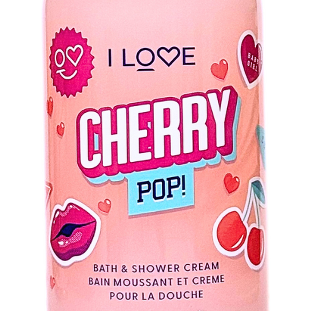 I Love Lemonade Fizz Bath and Shower Cream Cherry Pop Image 2