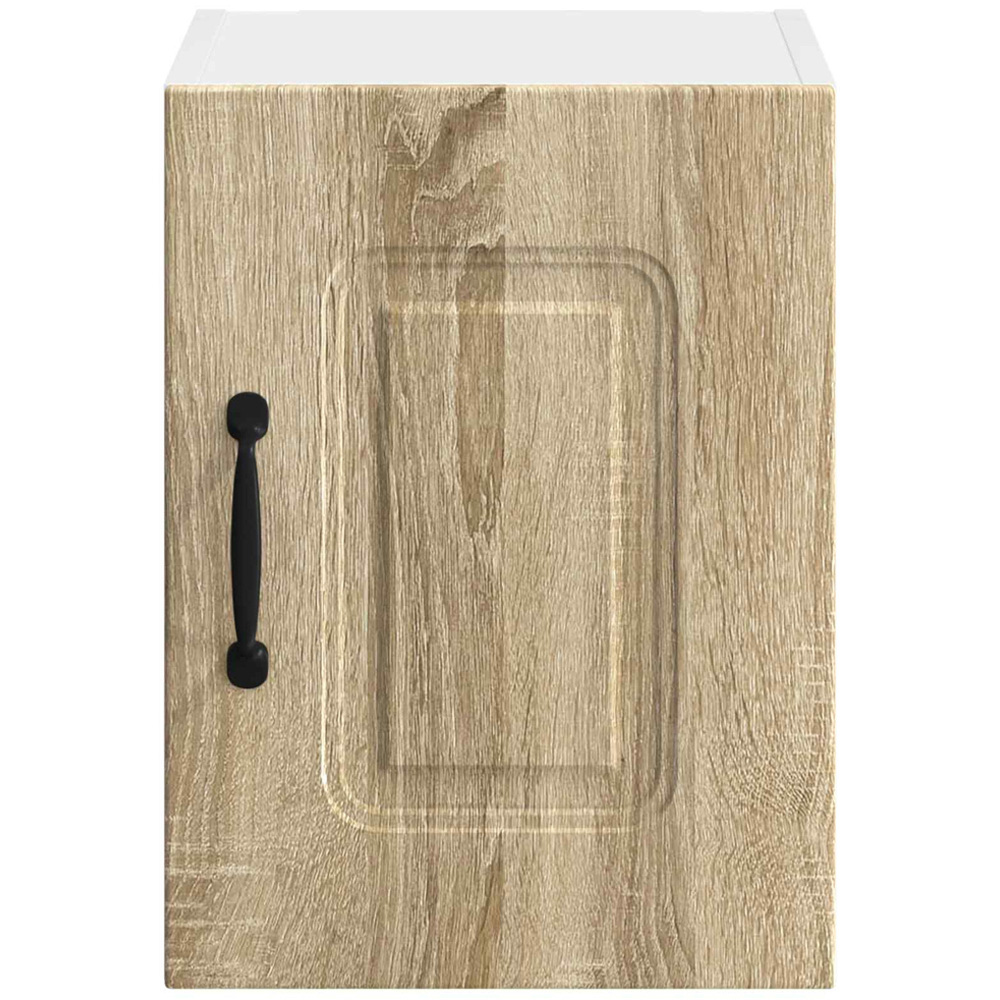 vidaXL Kalmar Single Door Sonoma Oak Wall Mounted Kitchen Cabinet Image 4