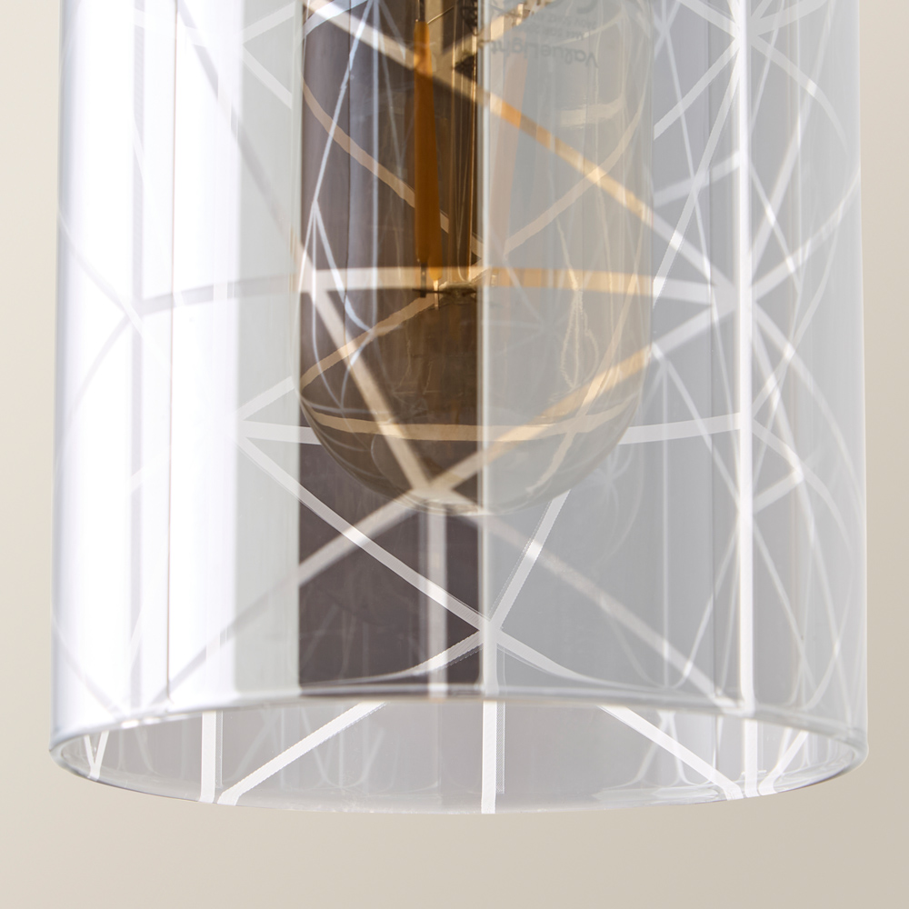 ValueLights Elsie Smoked Glass Small Shade Image 3