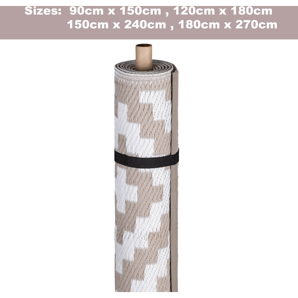 Green Decore Nirvana Taupe and White Outdoor Rug 150 x 240cm Image 6