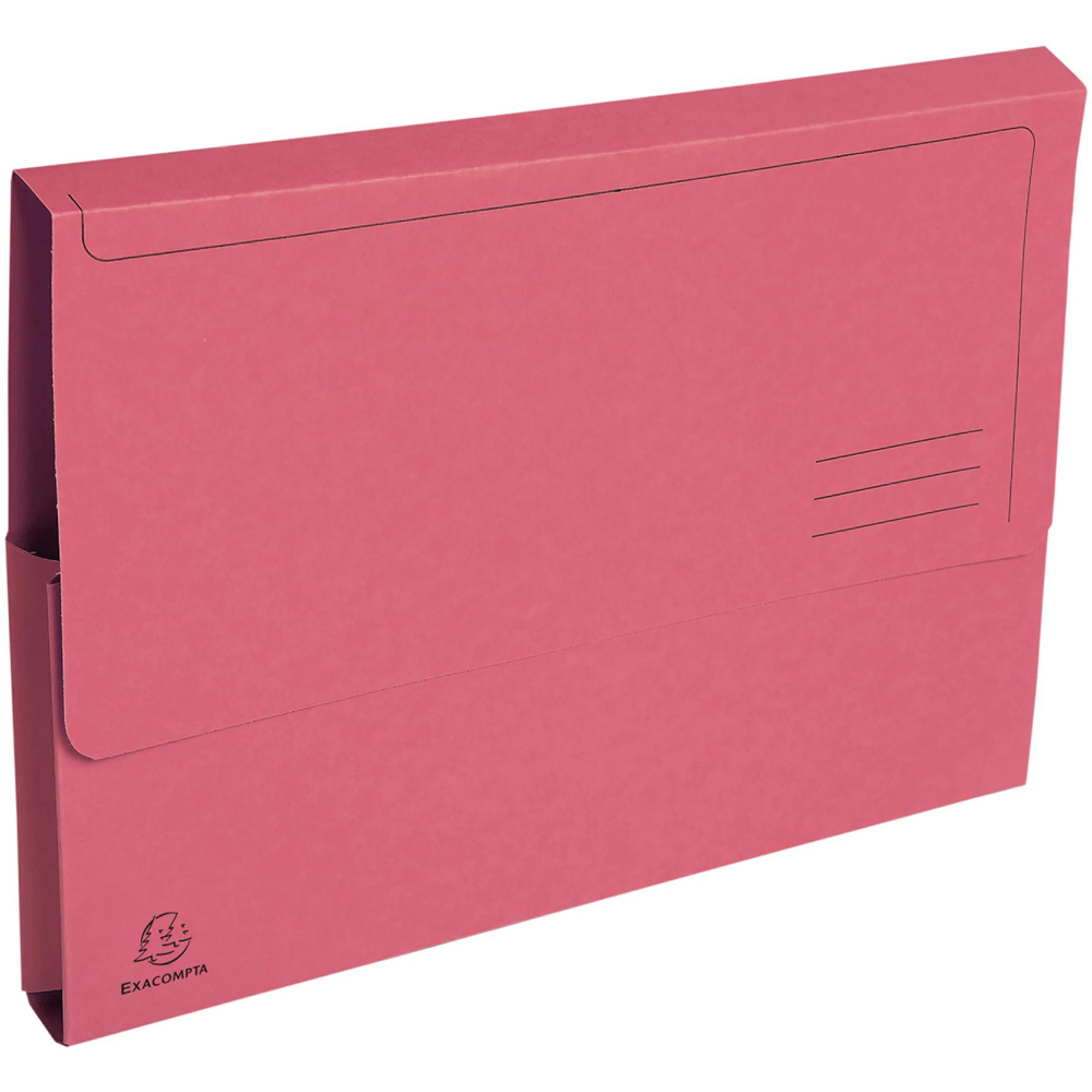 Exacompta A4 Assorted Colours Document Wallet 10 Pack Image 4