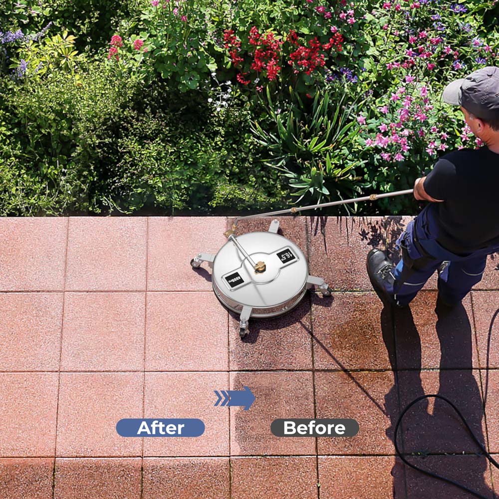 Costway AU10020 Pressure Washer Surface Cleaner with Casters 4000W Image 4