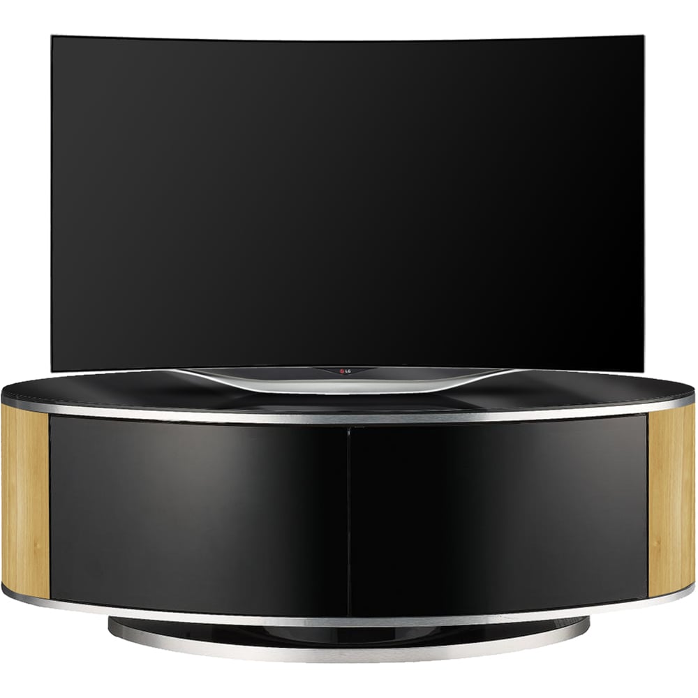 MDA Designs Luna 2 Door Oak TV Unit Image 6