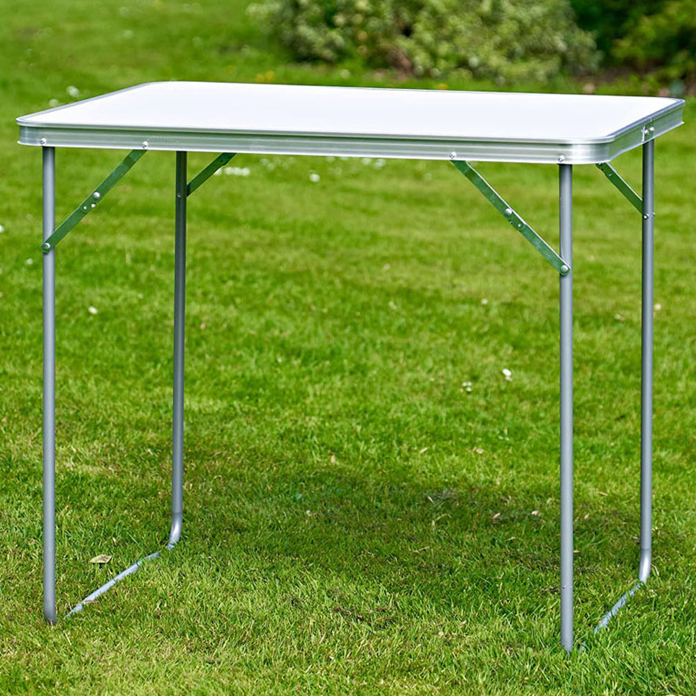 wilko 2.6ft Folding Table Image 1