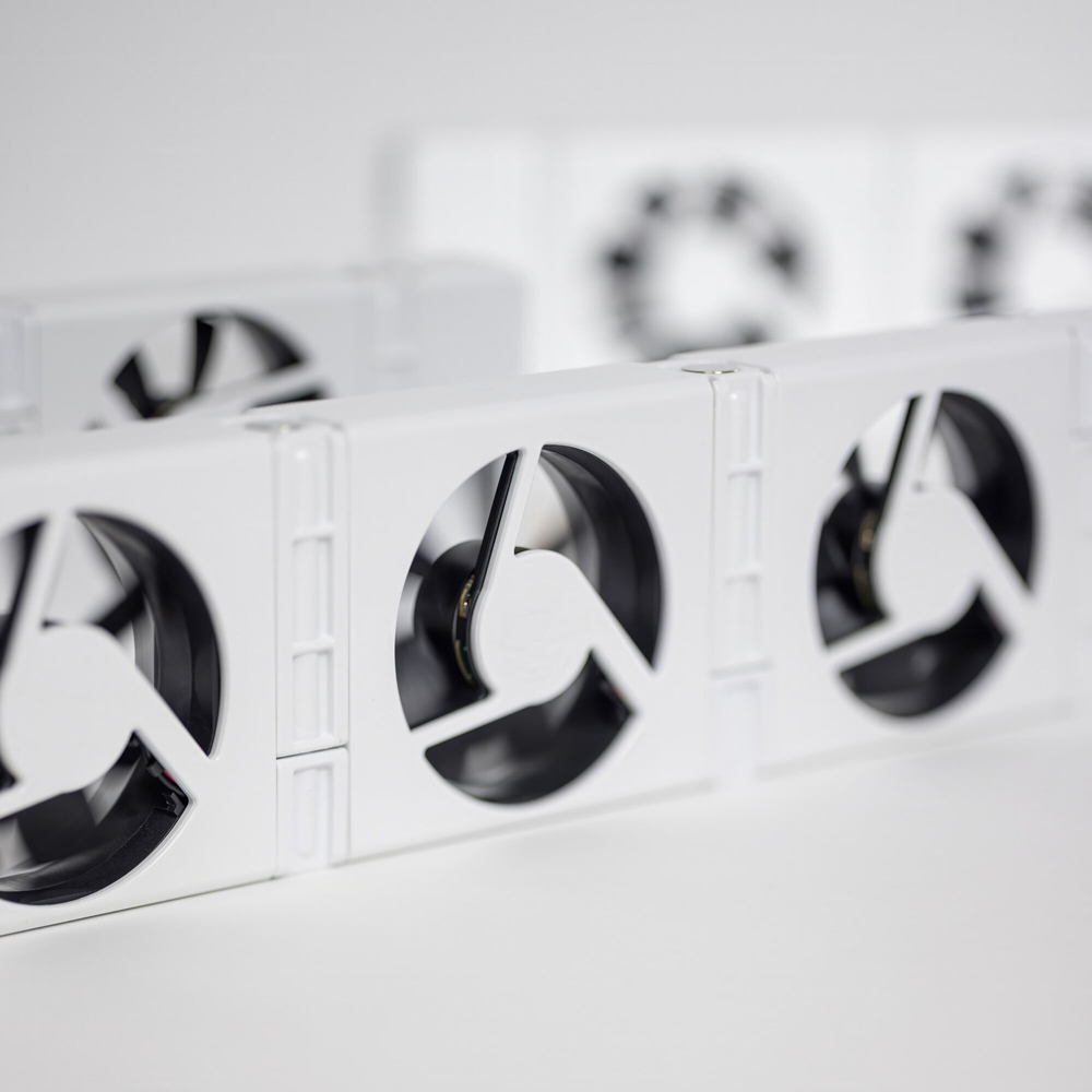 SpeedComfort White Radiator Amplifier Fan Unit 3 Pack Image 4