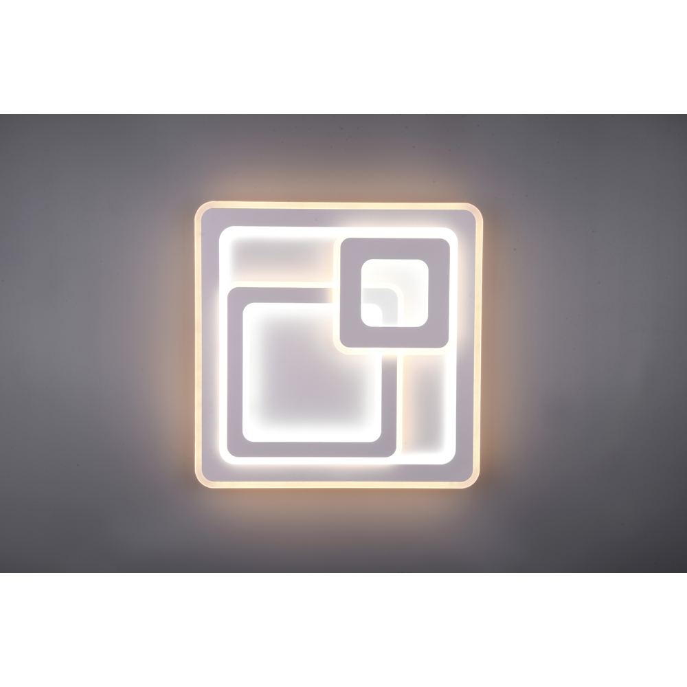 TRIO Mita Matt White LED Ceiling Light Image 5