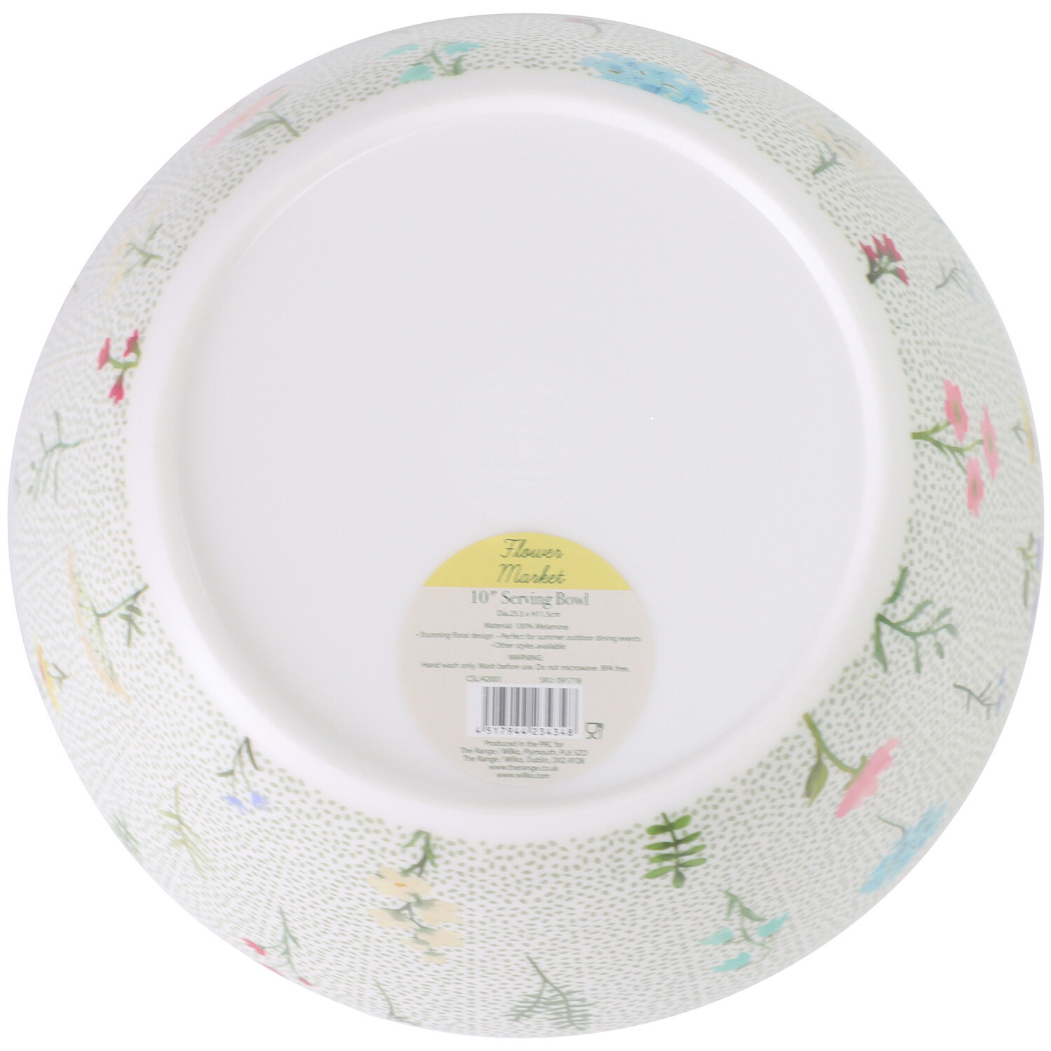 Flower Market Serving Bowl - White Image 6