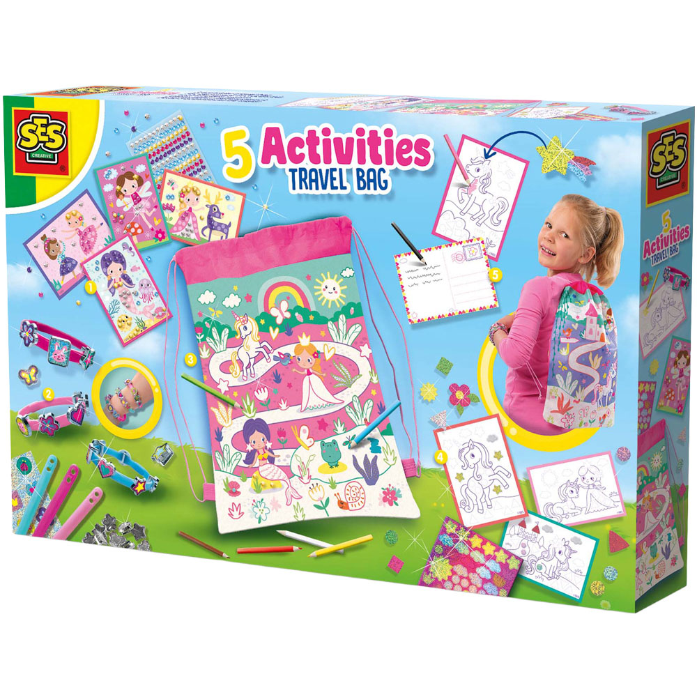 SES Creative 5 Activities Travel Bag Image 1