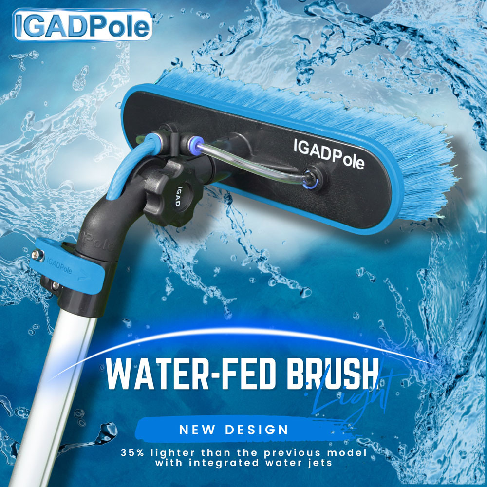 IGAD Pole Water-Fed Extension Pole Kit with Brush and Hose 5m Image 5