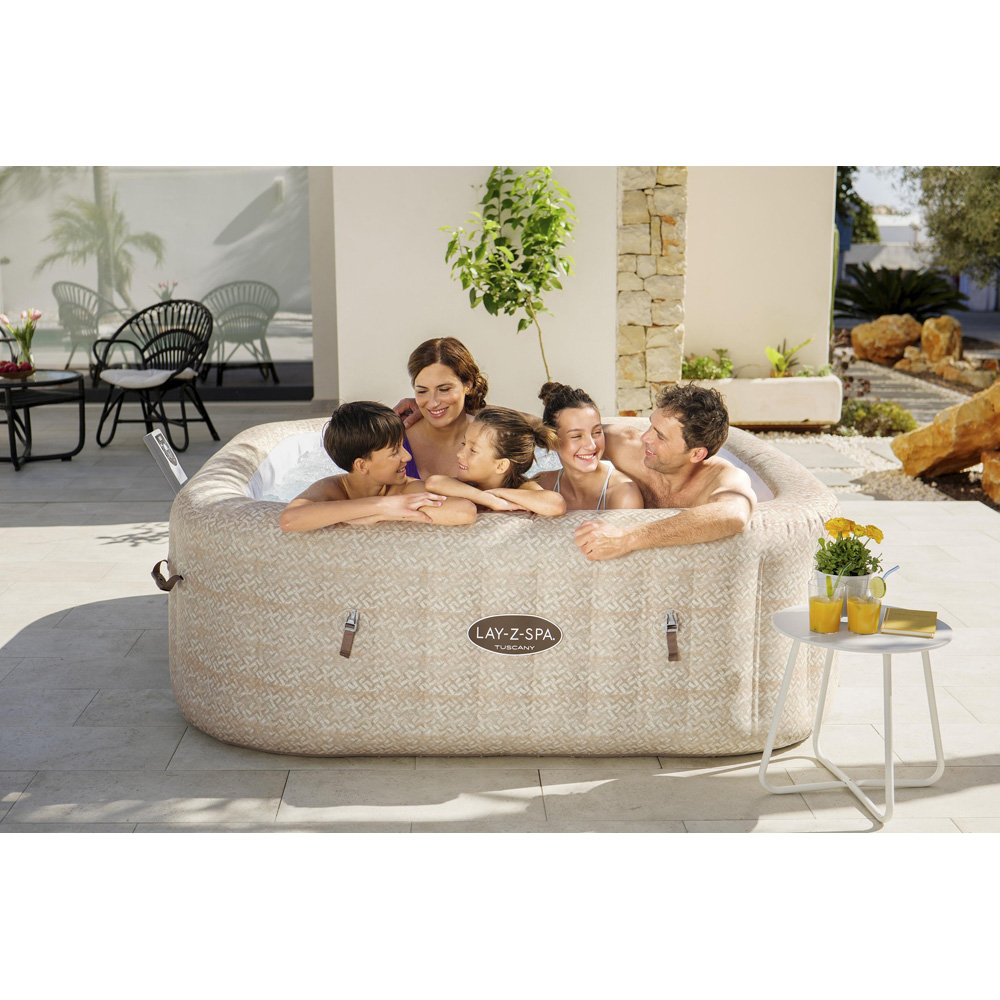 Lay-Z-Spa Tuscany 7 Person UltraFit Smart AirJet Hot Tub 71 x 201cm Image 2