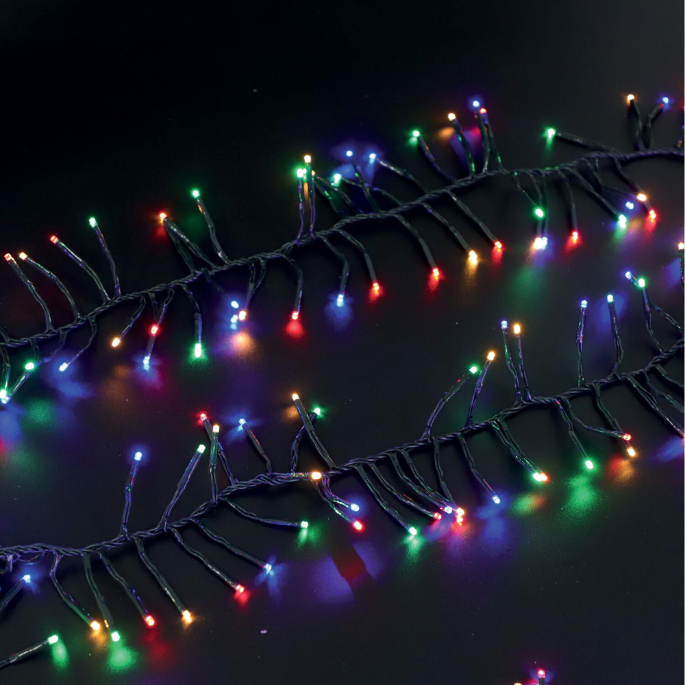 1000 LED Cluster Lights Multicolour Image 2