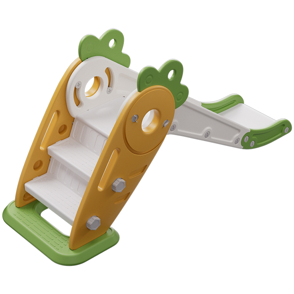 H&O Direct Kids Freestanding Foldable Carrot Slide Image 2