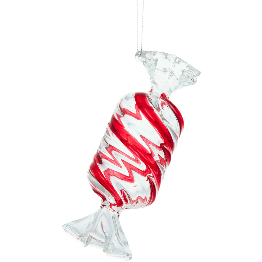 Swirl Glass Sweetie Hanging Decoration Image 4