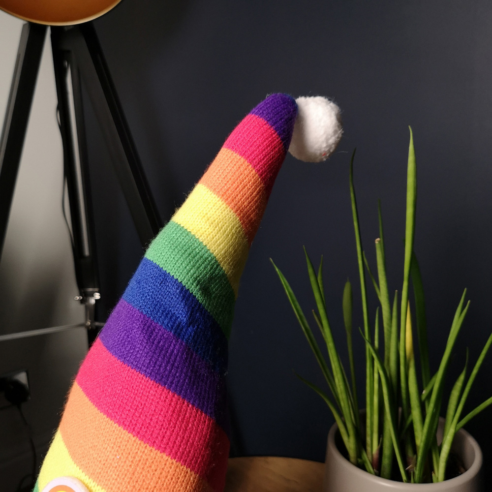 Samuel Alexander Rainbow Plush Sitting Gonk Christmas Decoration 45cm Image 3
