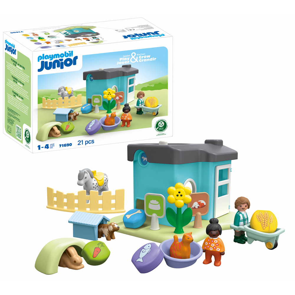 Playmobil Junior Animal Home with Treat Dispenser Playset Image 4